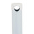 Household Essentials Mega Outdoor Clothesline T‑Post, Galvanized Steel Single Post with Crossbar and Eyelet Screws, White Finish