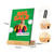 TONICE 8.5 x 11 Acrylic Sign Holder with Wood Base 3 Pack L/T Shape Vertical or Slant Back Display for Wedding, Restaurant, Store, Office, Hotel