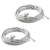 2PCS 150" Replacement Cable Wire for Enclosed Cargo Trailer Ramp Door Springs – Fits 12.5' Doors – Galvanized Steel – Heavy Duty Garage Trailer Cable Kit