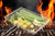 Grill Basket Extra Large,Grill Accessories for Outdoor Grill,Grilling Gifts for Men,Fish Grill Basket, Shrimp Vegetable, Veggie, Barbecue BBQ Rack, Camping Cooking, Unique Detachable Handle