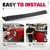 HECASA Rear Tailgate Spoiler Compatible with 1999-2006 Chevy Silverado/GMC Sierra 1500 SS Style Black New Wing Tail Roof Top