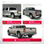 HECASA Rear Tailgate Spoiler Compatible with 1999-2006 Chevy Silverado/GMC Sierra 1500 SS Style Black New Wing Tail Roof Top