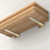 Floating Shelf Brackets Upgraded, 6 inch, Gold Heavy Duty Iron Shelf Brackets, Industrial Modern Floating Shelf Support for Wall Mount Shelves,Wide Brackets ,4 Pack, Support DIY(5mm Thickening Type).