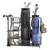 KUAFU Golf Bag Storage Garage Organizer, Extra Large Golf Bag Stand Fit for 2 Golf Bags, Golf Balls and Other Golfing Equipment Rack, Steel Golf Bag Club Storage Rack for Garage, Shed and Basement
