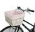 Marth (MARUTO) Inner Type Front Basket Cover D – 7 °F Check/Pink