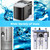 RO System 1/4" O.D. Push in Fittings and 25ft NSF Certified Water Line Kit, 19pc for Reverse Osmosis Filter Setup