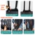 Foldable Backpack Cart with Elastic Straps, Lightweight Aluminum Trolley