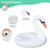 Inflatable Swan Pool Floats with Colorful Lights, FlyfreeU Solar LED Color Changing Swan Swim Float Rings, 42 Inch Large Pool Beach Floaties Lake Beach Floaty Summer Pool Raft Lounge for Adults