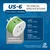 OREI Japan, Philippines Power Plug Adapter with 2 USA Inputs - Travel 3 Pack - Type A (US-6) Safe Use with Cell Phones, Laptop, Camera Chargers, CPAP, and More