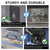 BIHEE Tie Down Anchors Plates 4 Pack Truck Bed Cargo Tie Down Brackets Compatible with Boxlink F150 2015-2025 and F250 F350 F450 F550 Super Duty 2017-2025 Replace for FL3Z99000A64B FL3Z-9928408-AB
