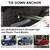 BIHEE Tie Down Anchors Plates 4 Pack Truck Bed Cargo Tie Down Brackets Compatible with Boxlink F150 2015-2025 and F250 F350 F450 F550 Super Duty 2017-2025 Replace for FL3Z99000A64B FL3Z-9928408-AB