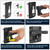 BIHEE Tie Down Anchors Plates 4 Pack Truck Bed Cargo Tie Down Brackets Compatible with Boxlink F150 2015-2025 and F250 F350 F450 F550 Super Duty 2017-2025 Replace for FL3Z99000A64B FL3Z-9928408-AB
