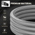 onlyfire 12 Ft Propane Hose Extension with 3/8" Female Flare on Both Ends, Stainless Braided Propane Gas Line Pipe for RV, Gas Grill, Fire Pit, Heater,Propane Tank,etc