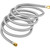 onlyfire 12 Ft Propane Hose Extension with 3/8" Female Flare on Both Ends, Stainless Braided Propane Gas Line Pipe for RV, Gas Grill, Fire Pit, Heater,Propane Tank,etc