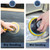 6 Inch 5000 Grit Sanding Disc, GOH DODD 25 Pieces Wet Dry Sandpaper Hook and Loop Sanding Pads Silicon Carbide Sand Paper for Random Orbital Sander Auto Metal Glass Resin Wood Polishing Sanding