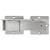 Pxoerzy Flip Gate Latch with Padlock Hole,gate Latch for Fence, Heavy Duty Double gate Latch for Wooden Fence,Swing and Sliding Open Gate,Barn Door, Shed, Vinyl Fence, Yard