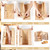 Motipuns 100 Pcs Sourdough Bread Bags 14 x 8.3 x 3.5'' Paper Bread Bags for Homemade Bakery Packaging Storage with Window for Cookies Candies Bakery Gift Giving, with Label Sticker