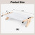 AMOSIJOY Cat Sill Window Perch Sturdy Cat Hammock Window Seat with Wood & Metal Frame for Large Cats, Easy to Adjust Cat Bed for Windowsill, Bedside, Drawer and Cabinet
