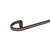 Rolando 5/8" Room Darkening Rod Set 28-48" Dark Bronze
