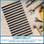 4" x1/4" Magnetic Hinge Shims for Commercial/Residence Hinge Adjustments Door Repairs Prop Damage Sagging Hinges,Pack Contains 50 shims