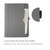 ProCase Universal Tablet Case 9-10.1 Inch, Cover for 9" 9.7" 10" 10.1" Android 15 14 Tablet with Multiple Viewing Angles and Pen Holder -Grey