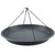 16" Bird Seed Catcher Tray Platform Feeder Hanging Tray Seed Hoop Outdoors Backyard Garden (Black)