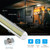 CT CAPETRONIX 12v LED Interior Light Bar, 120LEDs 1500LM 8W DC 12 Volt led Strip Lights with ON/Off Switch, for Enclosed Cargo Trailer, Car RV Van Truck Lorry Camper Boat Caravan Motorhome (6Pack)