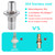 5/8" Hose Barb Thru-Bulk Bulkhead Fitting,304 Stainless Steel Straight Hex Union Fitting for Water Fuel Air，lead-free (Pack of 2)