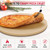 Unicook 12 Inch Round Pizza Stone, Heavy Duty Cordierite Bread Baking Stone for RV Oven, Grill and Toaster Oven, Ideal for Baking Crisp Crust Pizza, Bread, Cookies and More