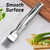 2 Pack Stainless Steel Green Onion Slicer - Multi-Blade Kitchen Herb Cutter Scallion Cutter - Professional Shred Knife Multi-Functional Kitchen Tool for Vegetable Onion Garlic （Silver）
