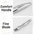 2 Pack Stainless Steel Green Onion Slicer - Multi-Blade Kitchen Herb Cutter Scallion Cutter - Professional Shred Knife Multi-Functional Kitchen Tool for Vegetable Onion Garlic （Silver）