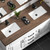 Undermount Bathroom Sink 18.7"X11.9" Inch White Rectangular Porcelain Ceramic Vanity Basin with Overflow KARAMAG