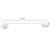 Purife 3FT Black Wall Mount Hand Rails for Indoor Stairs, 36 Inch Interior Staircase Handrail, Outdoor Metal Stair Railing for Exterior Steps, Banister Deck Rails,Safety Grab Bar for Elderly