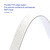 FAKILO PVC Edge Banding 2 inch x 50ft Veneer Edge Banding White with Hot Melt Adhesive Pre - glued Iron on Edging Tape Trim for Cabinet Plywood Repairs and Furniture Restoration