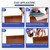 FAKILO PVC Edge Banding 2 inch x 50ft Veneer Edge Banding White with Hot Melt Adhesive Pre - glued Iron on Edging Tape Trim for Cabinet Plywood Repairs and Furniture Restoration