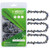 V-MODEST 3-Pack 6 Inch Chainsaw Chains Replacement 1/4" Pitch 37 Drive Links .043" Gauge Low Kickback Chain Blade, Superior Lubrication for 6" Mini Cordless Electric Chain Saw