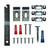 PHS Anti Theft Picture Hangers - Bulk Pack - 25 Pack Security Frame Lock Hanging Kit with T-Head Screws - Earthquake Proof Art Hangers for Museums, Galleries, Hotels - Holds 15 lbs