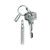 TRUE TelePen Stainless Steel Telescoping Utility Keychain Ballpoint Pen: Smallest Pocket Penwith Ink Refills, Coolest Accessories, Dad Gadget