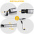 ZHPINGMX 2 Pack 24W LED Shop Light, Plug in Garage Light with 6.5FT Cord and On/Off Switch, 6000K 5400LM Work Shop Lighting for Garage Workshop Warehouse Factory Yard