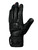 Elite Leather Gym Gloves with Built in 2" Wide Wrist Wraps Grip & Design for Weightlifting Power Lifting Bodybuilding & Strength Training Workout Exercises (Full Fingers Black, Medium)