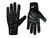 Elite Leather Gym Gloves with Built in 2" Wide Wrist Wraps Grip & Design for Weightlifting Power Lifting Bodybuilding & Strength Training Workout Exercises (Full Fingers Black, Medium)