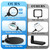 10X 30X Magnifying Glass with Light and Stand, 72 LED 3 Color Modes Stepless Dimmable, Hands Free Lighted Magnifier Desk Lamp for Close Work Craft Hobby Painting Sewing Jewelry Reading (Black)