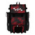 Boombah Superpack Hybrid Rolling Bat Bag - Scratch Black/Red - Wheeled & Backpack Version