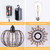 ALL FORTUNE Battery Operated Hanging Chandelier Outdoor, Set of 2 with Remote, No Wiring, Boho Copper Wire Beaded Pendant Light, IP55 Weatherproof, Dimmable Timer, for Gazebo Pergola Porch Patio Decor