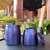 WUSIFIE Ash Tray, Large Outdoor Ashtray with Lid, Ashtray for Outside Patio, Stainless Steel Windproof Smokeless Ash Tray for Balcony, Ashtrays for Smokers, Cigar, Home Office Decoration