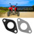 Micro Traders 2 Sets Carburetor Intake Gaskets Carburetor Intake Manifold Gaskets with O-Ring Replacement for 50cc 70cc 90cc 110cc 125cc Dirt Pit Bike ATV 4 Wheeler Quad Scooter