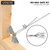 SANKINS Anti-Sag Gate Kits for Wooden Fence, Zinc Plated Steel, Gate Support Cable Kit Hardware, Gate Sag Frame Kit Hardware for Wooden Fence, Wood Gate Door Repair Kit for Outdoor, 1 Pack, Silver