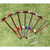 Juegoal Six Player Deluxe Croquet Set with Wooden Mallets, Colored Balls, Sturdy Bag for Adults &Kids, Perfect for Lawn, Backyard and Park, 28 Inch