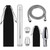 Metal Nozzle Clean Shower Head, 2 Shower Heads 3 Aluminum Cleaner Flushing Cleansing System with 59 inch Hose and Water Tank Hook, Silver