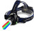 TotaLohan 4 in 1 Multicolor Headlamp 800 Lumen Zoomable One Mode White Red Green Blue Light, Hunting Headlight